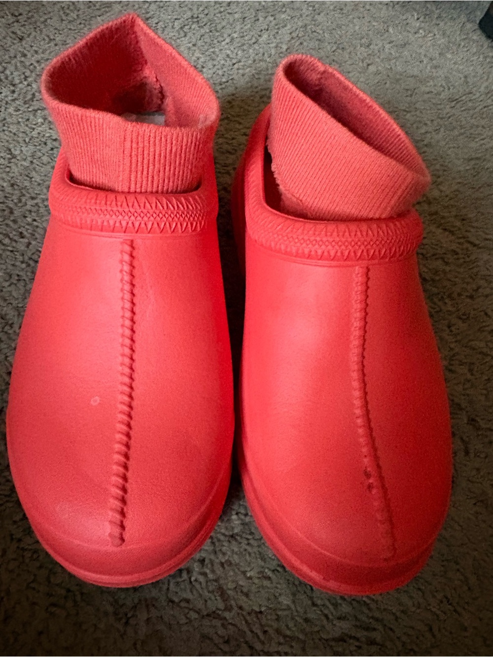 UGG Red Slip-On Clog Shoes